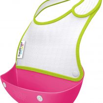 Brother Max Catch and Fold Bib (Pink/Green)