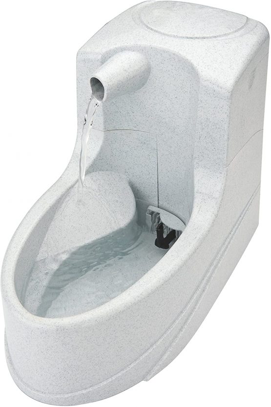PetSafe Drinkwell, Anti Splash, Mini Pet Fountain, Silent, Compact, Easy Clean, Free Flowing, 1.2 Litre Drinking Fountain for All Pets