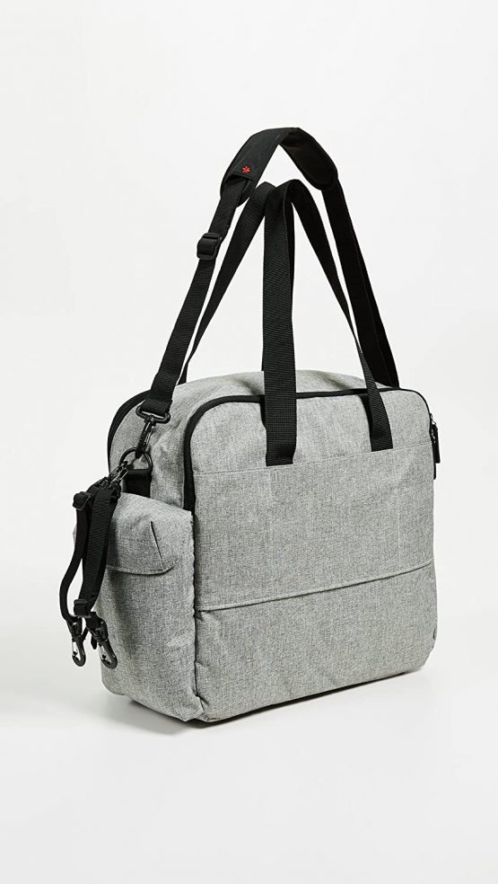 Skip Hop Duo Signature Weekender Changing Bag, Grey Melange - Image 4