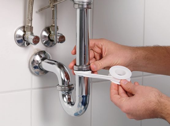 tesa UK 56220-00000-00 Stop Water Tape PTFE Plumbing Repair Tape, 12 m x 12 mm - White - Image 4