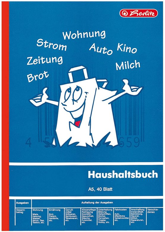 Herlitz Accounts Book A5 40 Sheets – Pack of 1