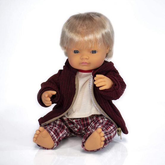 Miniland Miniland31051 Baby Doll European Boy W/O Underwear, Multi-Color - Image 3