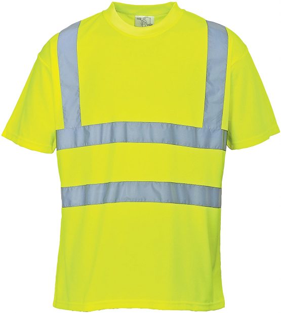 Portwest Hi-Vis T-Shirt, Colour: Yellow, Size: XL, S478YERXL