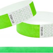 Tyvek Wristbands 3/4 inch 100 pack, Paper like Bracelets used for events, nightclubs, waterparks etc.