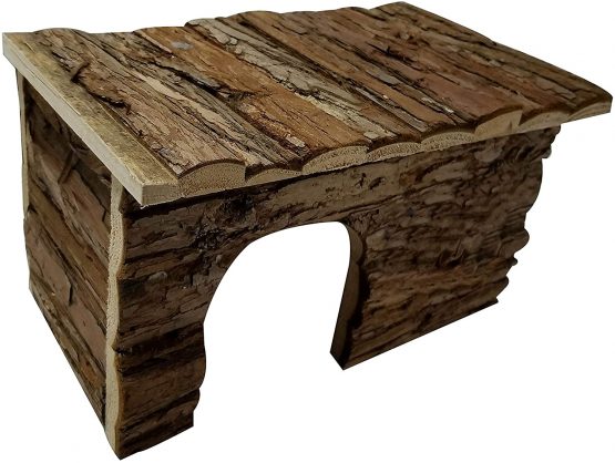 Dehner Harras 4203758 Rodent House Approx. 28 x 18 x 16 cm, natural fir wood
