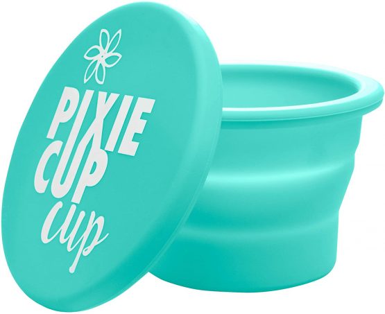 Public Restroom Carry Menstrual Cup - Case Holder for Wash - Collapsible Silicone Cleaner Container to Boil, Sterilize and Store Your Period Cups - Microwavable Friendly - Foldable for Travel