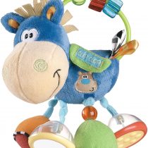Playgro Activity Rattle Clip Clop, Learning Toy, From 3 Months, BPA Playgro Toy Box Horse Clip Clop, Blue/Multicoloured, 40016