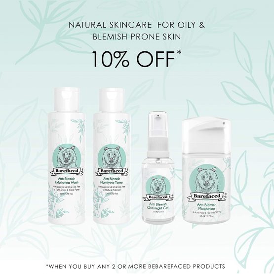 BeBarefaced Anti Blemish Moisturiser With Tea Tree Oil & Salicylic Acid - Image 3