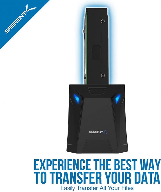 Sabrent USB 3.0 to SATA External Hard Drive Docking Station for 2.5" or 3.5"' HDD, SSD [Support UASP] (EC-UBLB) - Image 4