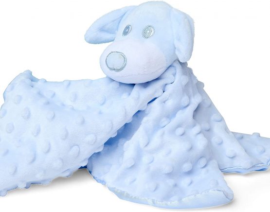 Baby Gift Set - Blue Hamper Box for Baby Boy with Newborn Essentials Including a Comforter, Bodysuit, Sleepsuit, Cotton Bib and Mittens - Image 4
