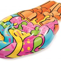 Bestway Unisex's Pop Cone Luftmatratze Ice Cream Pool Float, Inflatable Rubber Ride on for Kids and Adults, Swim aid, Multi, 188 x 95 cm, 43185-19