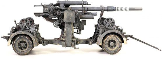 Forces of Valor 1:32 801008A German 88mm Flak 36/37 Anti-Aircraft Gun With Flak 38 Barrel Stalingrad, 1942 & Figures - Image 4