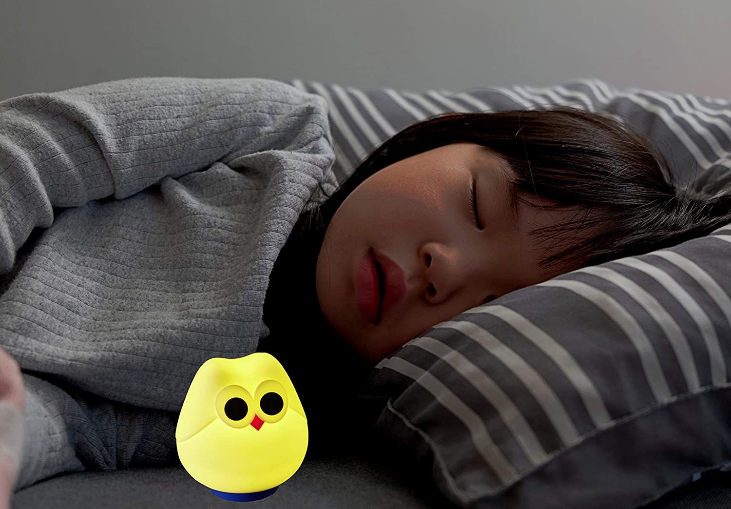 TFA Dostmann SCHUHU 43.2035.02 LED Night Light with USB Cable for Children and Babies Owl Design, White, (L) 80 x (B) 69 x (H) 83 mm - Image 3
