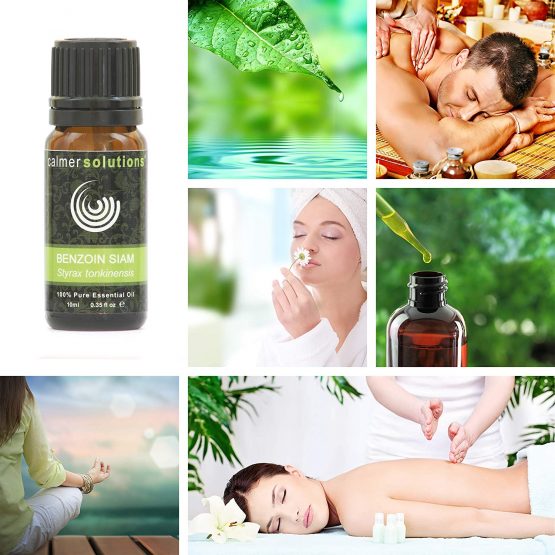 Calmer Solutions Benzoin 100% Pure Essential Aromatherapy Oil 10ml - Image 4