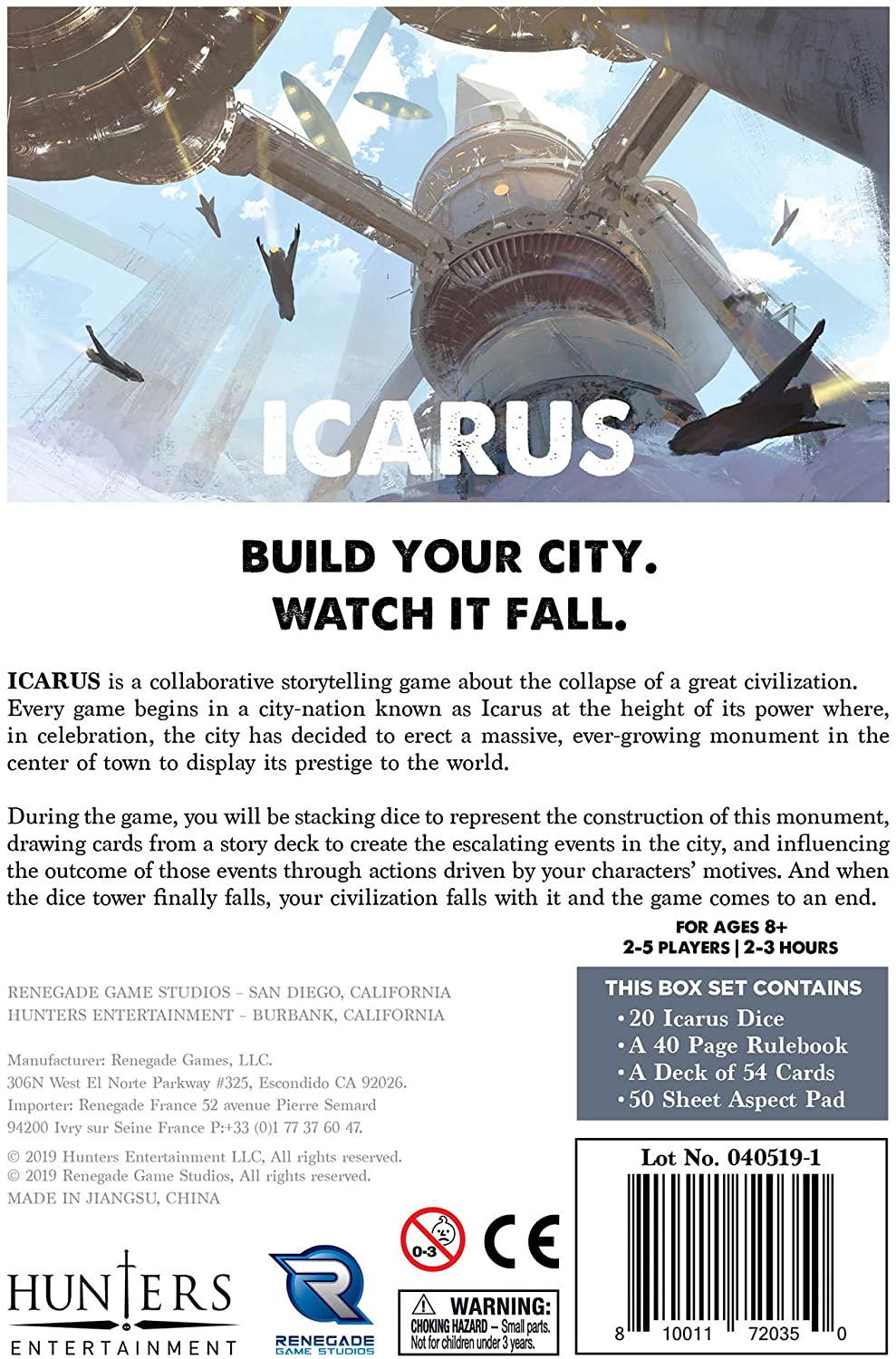 Renegade Game Studios RGS02035 Icarus, Multicolor, 8.9 x 6.1 x 1.6 inches - Image 2