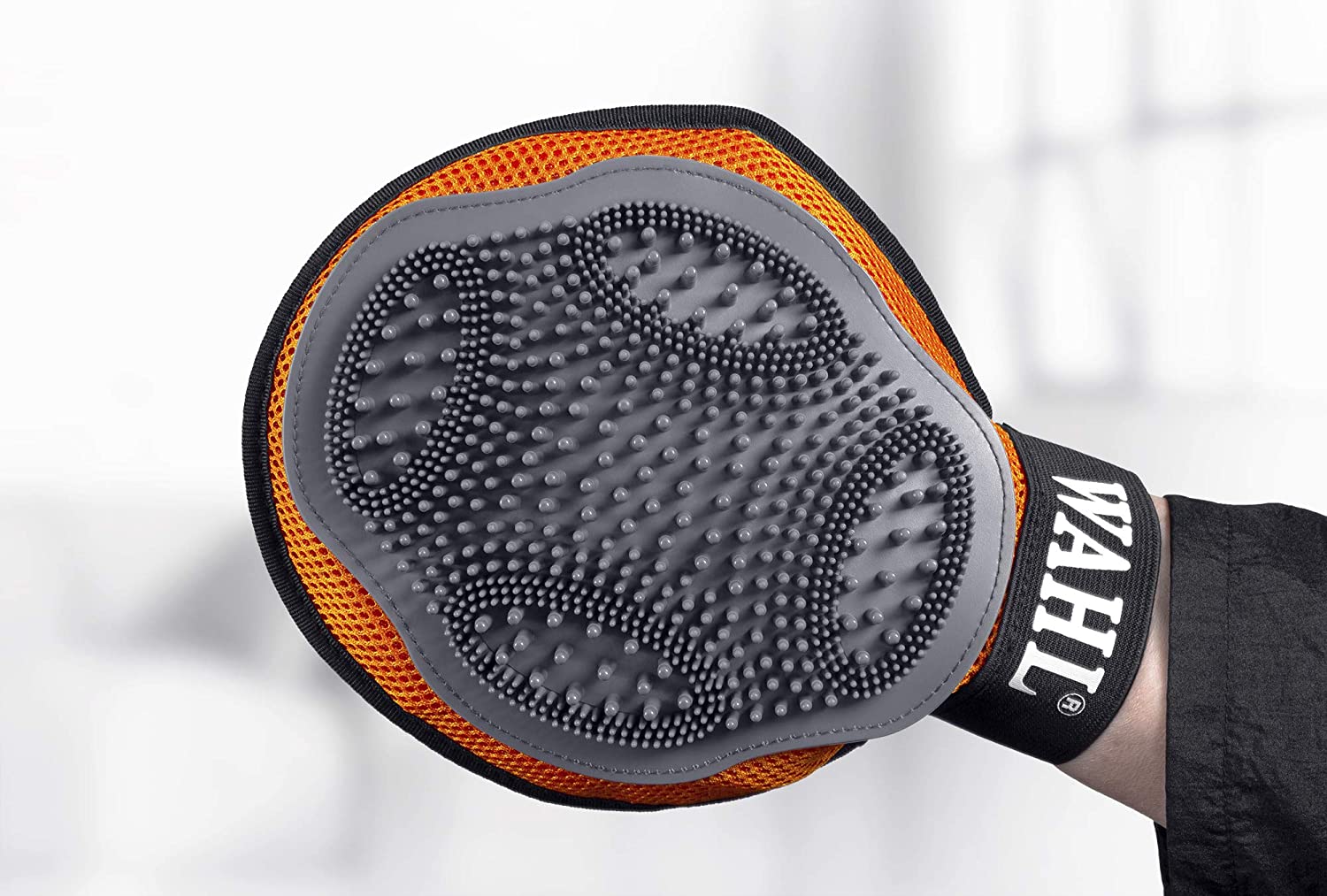 Wahl Pet Grooming Glove, Mitten Grooming Brush, Animal Grooming Glove