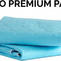 PET IMPACT Reusable Dog Pee Mats, XL Premium Washable Puppy Training Pads, Dog Incontinence Pads, 2-Pad Box EXTRA LARGE (Sky Blue, 35"x32")