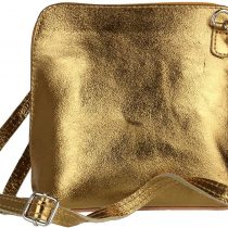 Girly HandBags Metallic Genuine Leather Cross Body Shoulder Bag