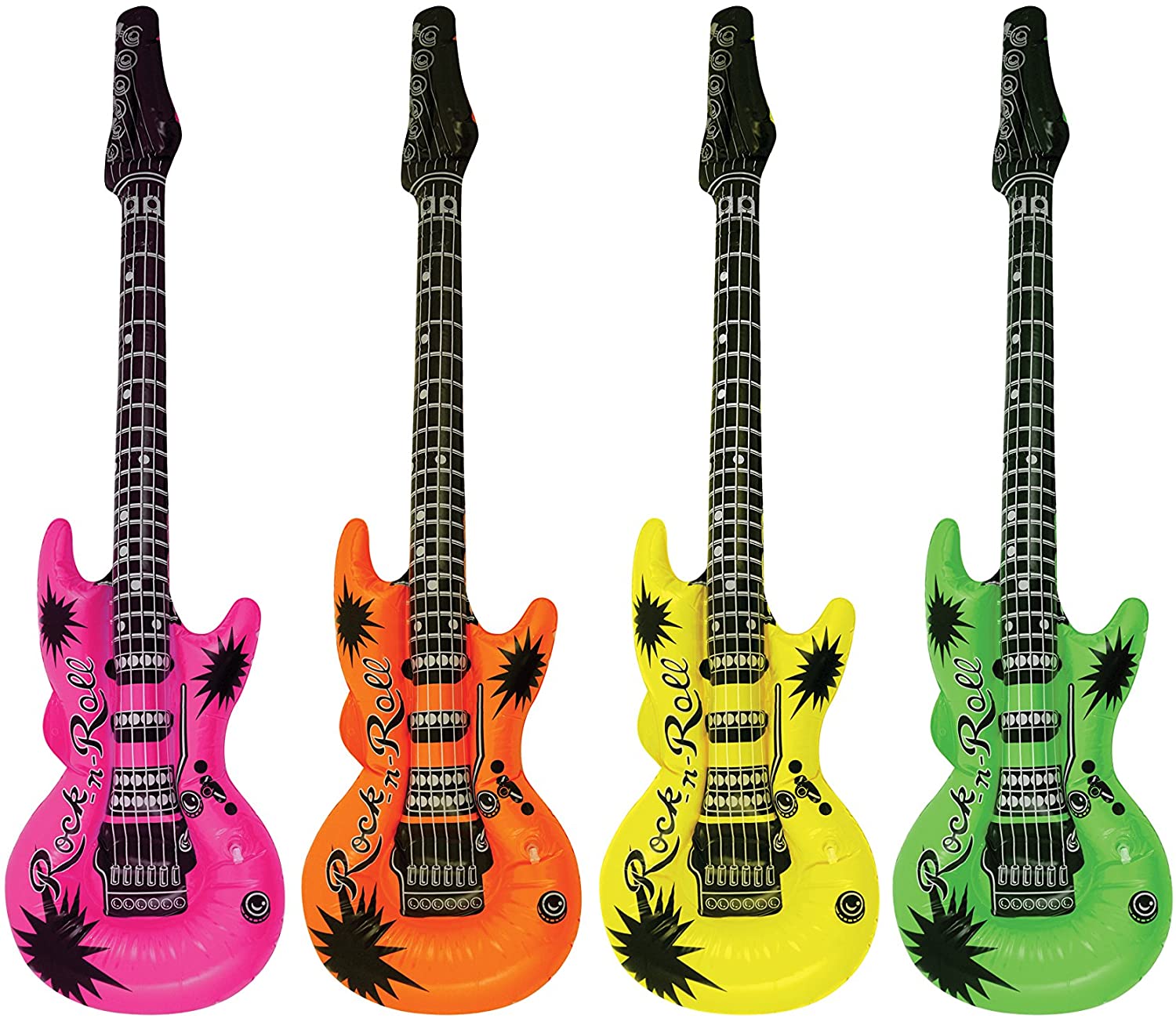 HENBRANDT Inflatable Guitar (1 Assorted colour), Assorted Colors, 106cm