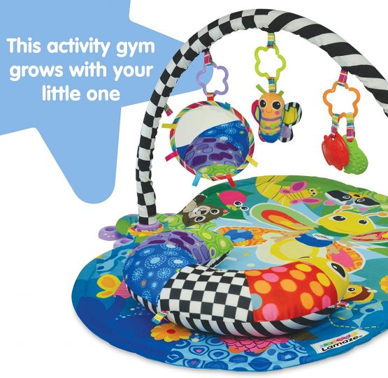 LAMAZE Freddie The Firefly Baby Activity Play Mat, 3-in-1 Baby Gym With 3 Sensory Toys For Babies, Multicoloured - Image 2