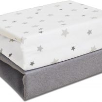 Cuddles Collection Magical Stars Cot Fitted Sheets