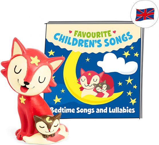 tonies Audio Character for Toniebox, Favourite Children's Songs - Bedtime Songs and Lullabies for Children for Use with Toniebox Music Player (Sold Separately), 50 Mins of Audio for Age 3+
