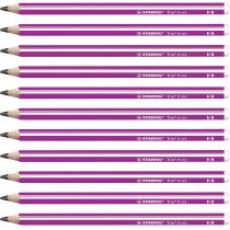 Graphite Pencil - STABILO Trio thick HB Pink Box of 12