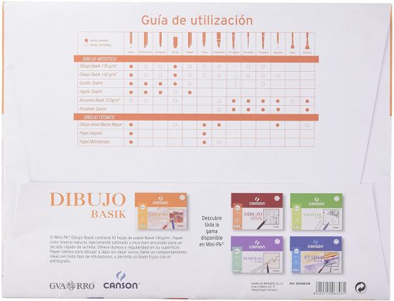 Guarro Canson A4 Drawing Paper Refill of 10 Pages - Image 2