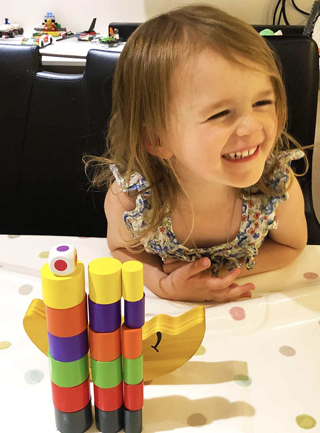 TOWO Wooden Stacking Blocks Balancing Game for Children - Image 4