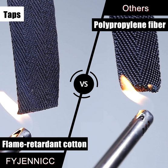 Fiberglass Fire Blanket with Flame-retardant cotton tapes, 39.3×39.3 Inches, 2Pack - Image 3