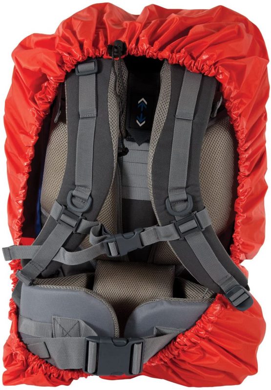 Mountain Warehouse Large Rucksack Rain Cover 55-100L, Shower Proof Backpack Protection, Packed in a Bag Rainproof Cover, Ripstop drawstring bag -For travelling, Walking - Image 4