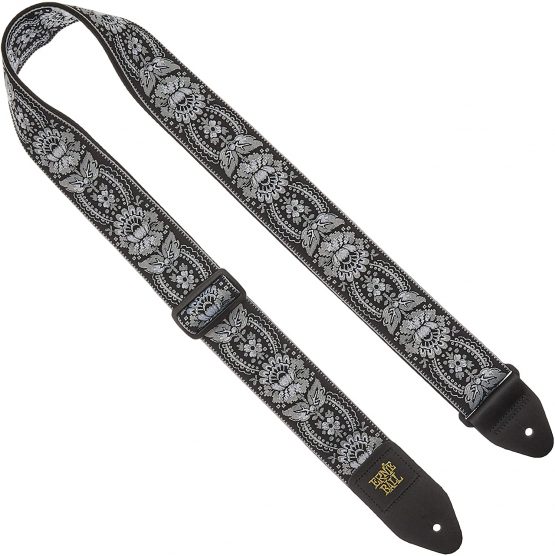 Ernie Ball Silver Orleans Jacquard Guitar Strap