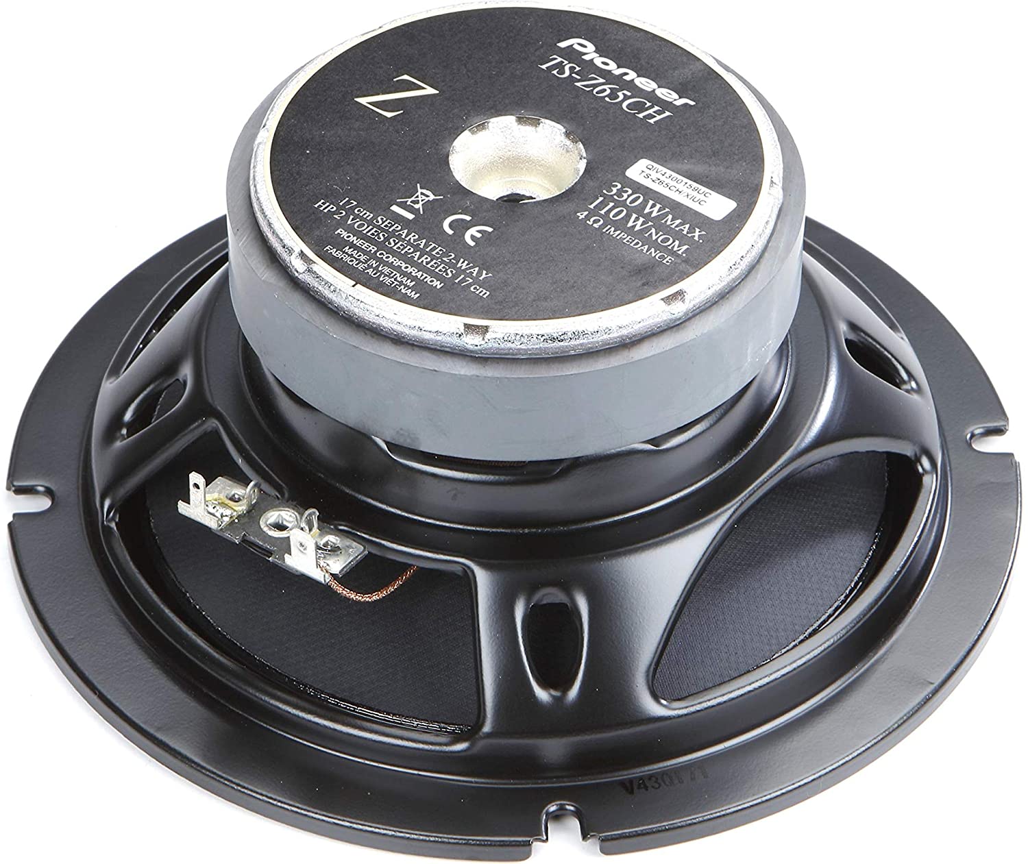 Pioneer TS-Z65CH - 17cm 2-Way Component Speaker System (330W), Black, TS-Z65C - Component - 6.5" - Image 4