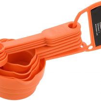 Chef Aid Measuring Cups and Spoons - 8 Piece Set in Assorted Colours