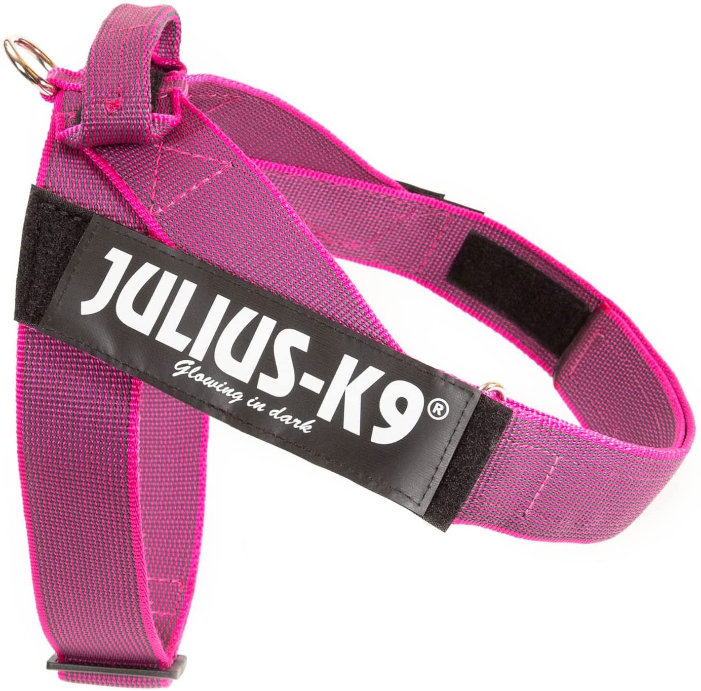 Julius-K9, IDC Color & Gray Belt Harness, Size: L / 1, Pink-Gray, L/1