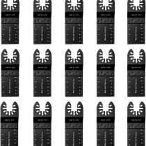 QAB35WB Antler 35mm Wood Cutter Saw Blades fits Dewalt Stanley Oscillating Multi Tool (Pack of 15)