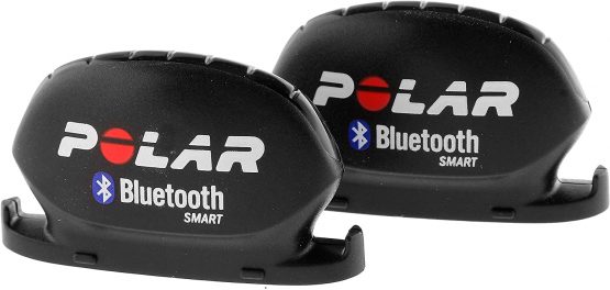 Polar 91053157 Speed and Cadence Sensor Bluetooth Smart Set, Black, S