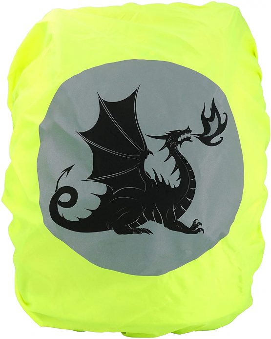 EANAGO Premium School Bag/Backpack Rain Cover Seamless 100% Waterproof with Safety Reflective Image