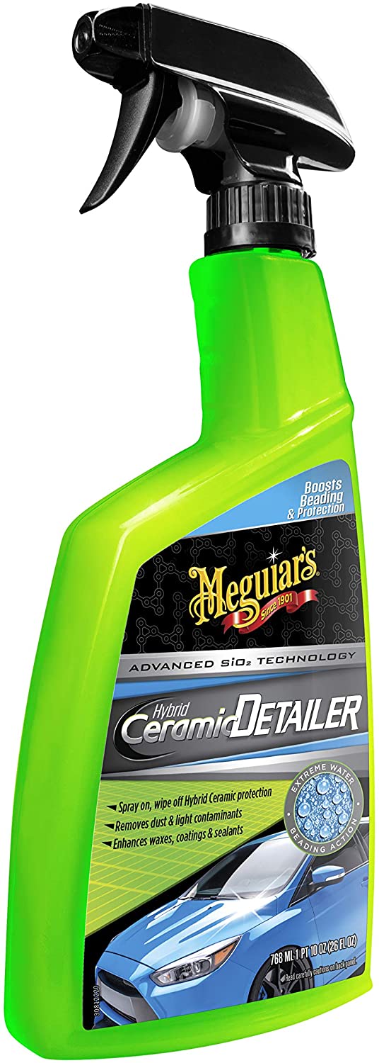 Meguiar's Hybrid Ceramic Spray Detailer 769ml - Enhances Wax, Coatings and Sealants - G200526EU, 768 ml (Pack of 1)