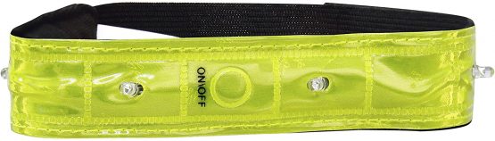 Rolson 4 LED High Visibility Arm Band - Yellow - Image 2