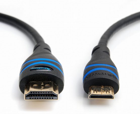 BlueRigger Mini HDMI to HDMI Cable (2M, 4K 60Hz HDR, High Speed, Ethernet, Audio Return) - Compatible with DSLR Camera, Camcorder, Graphics/Video Card, Raspberry Pi Zero W - Image 3