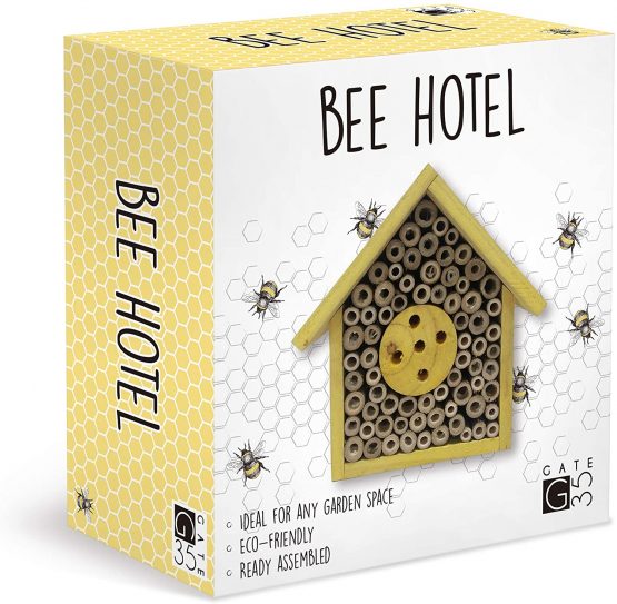 Eco-Friendly Bee House Hotel - Insect Nest Box for Gardens and Yards
