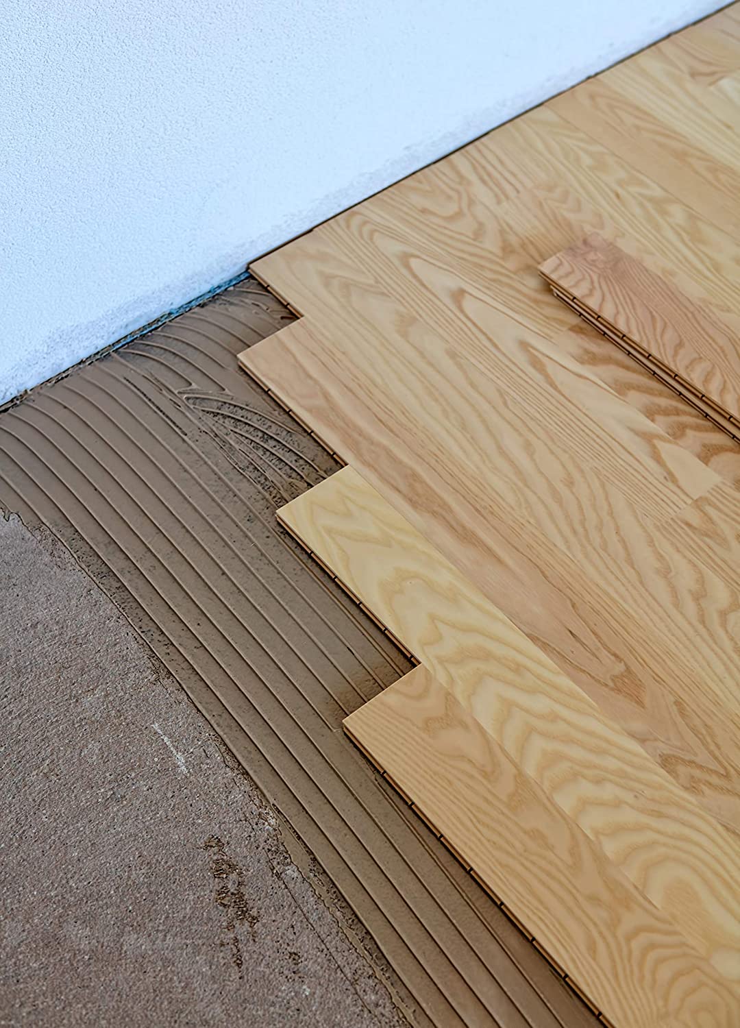 Sika SikaBond 151, Elastic Wood Floor Adhesive, Easy To Spread, Forms Stable Trowel Peaks, Very Low Emissions, Parquet Brown - Image 4