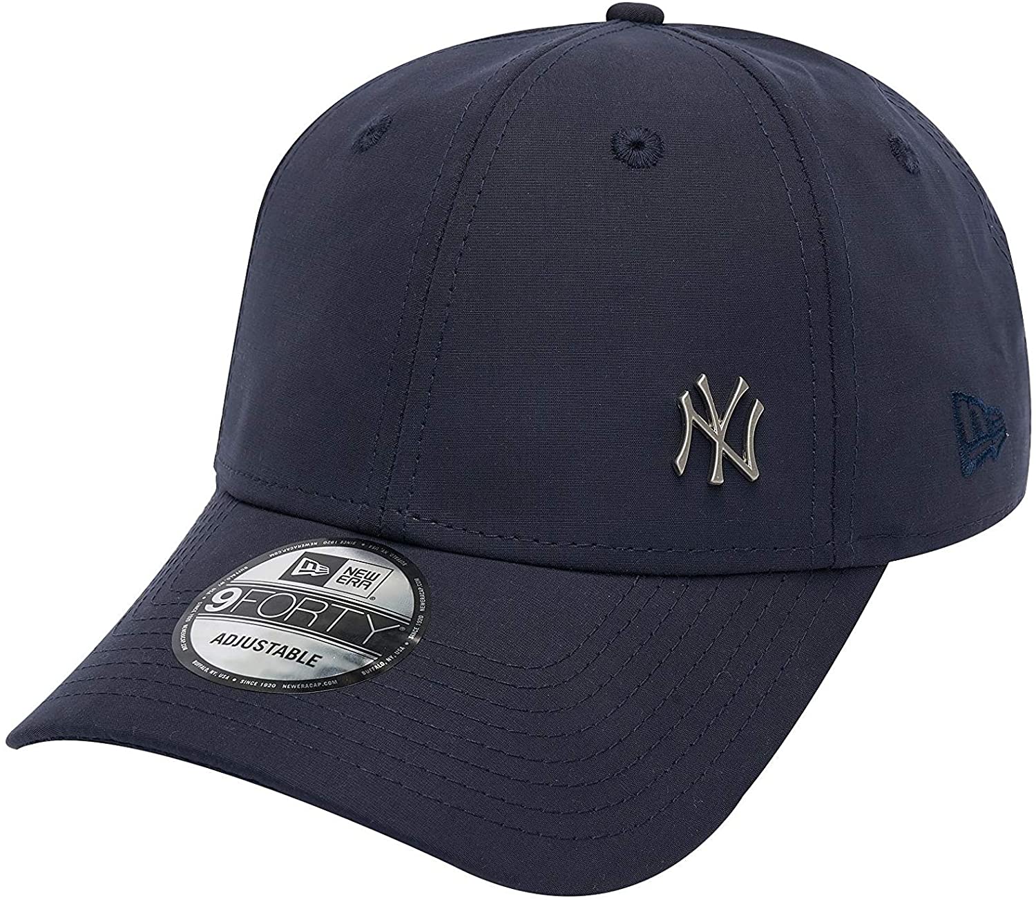New Era Unisex Mlb Flawless Logo Basic 9Forty Cap, New York Yankees - Blue