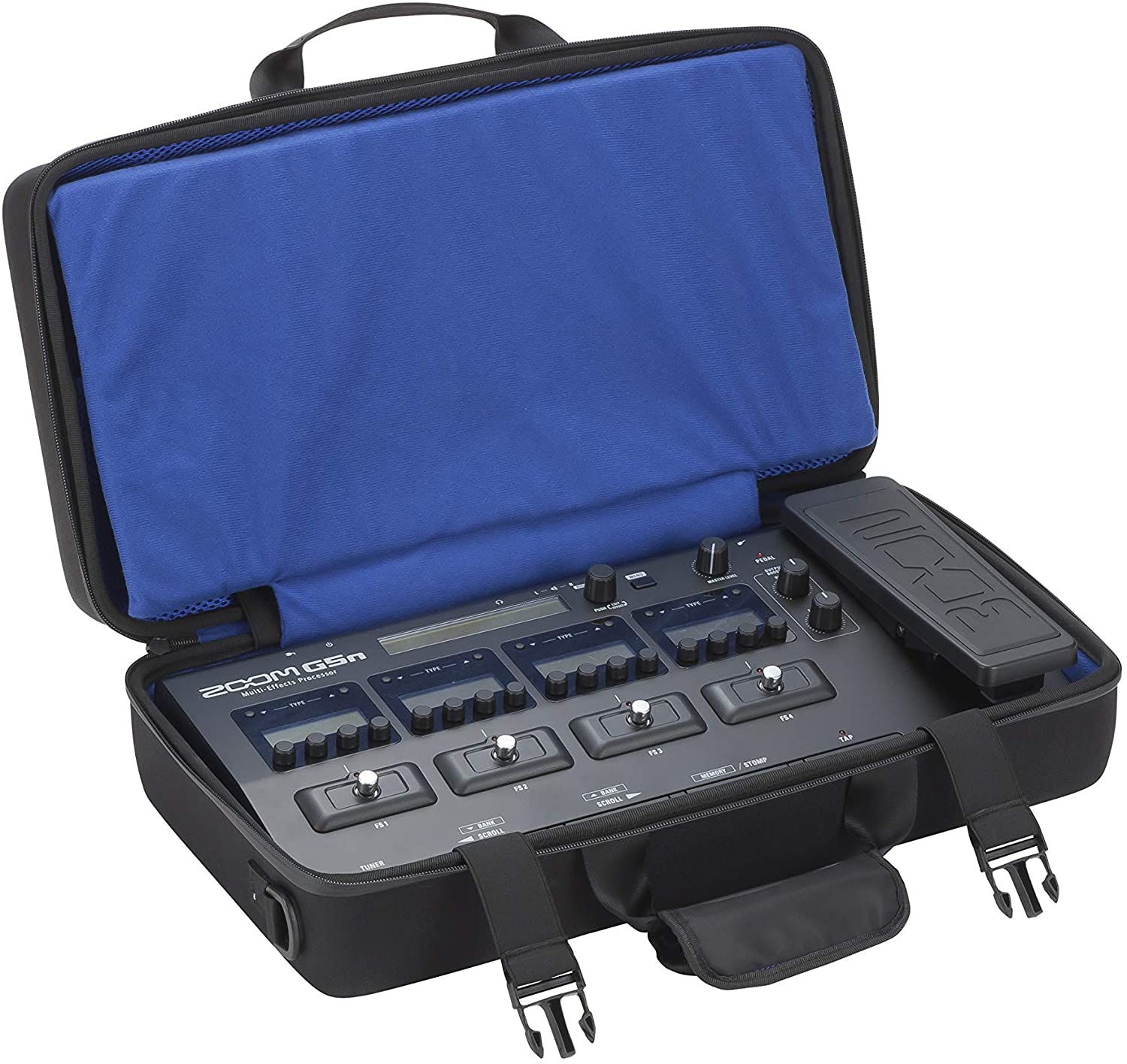Zoom CBG-5n Padded Soft case, gig Bag, Carrying case G5n and G6 Guitar Multi-Effects Units and Effects Pedals - Image 2