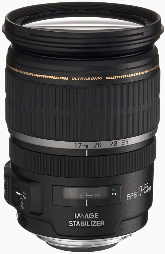 Canon EF-S 17-55 mm f/2.8 IS USM Lens - black