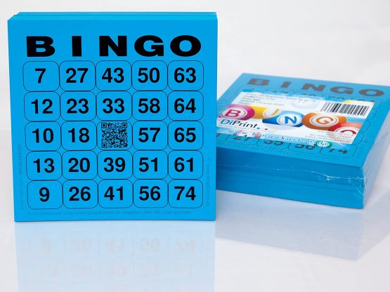 200 Large Bingo Cards for Seniors 24 from 75 with Joker in the Centre (Red)