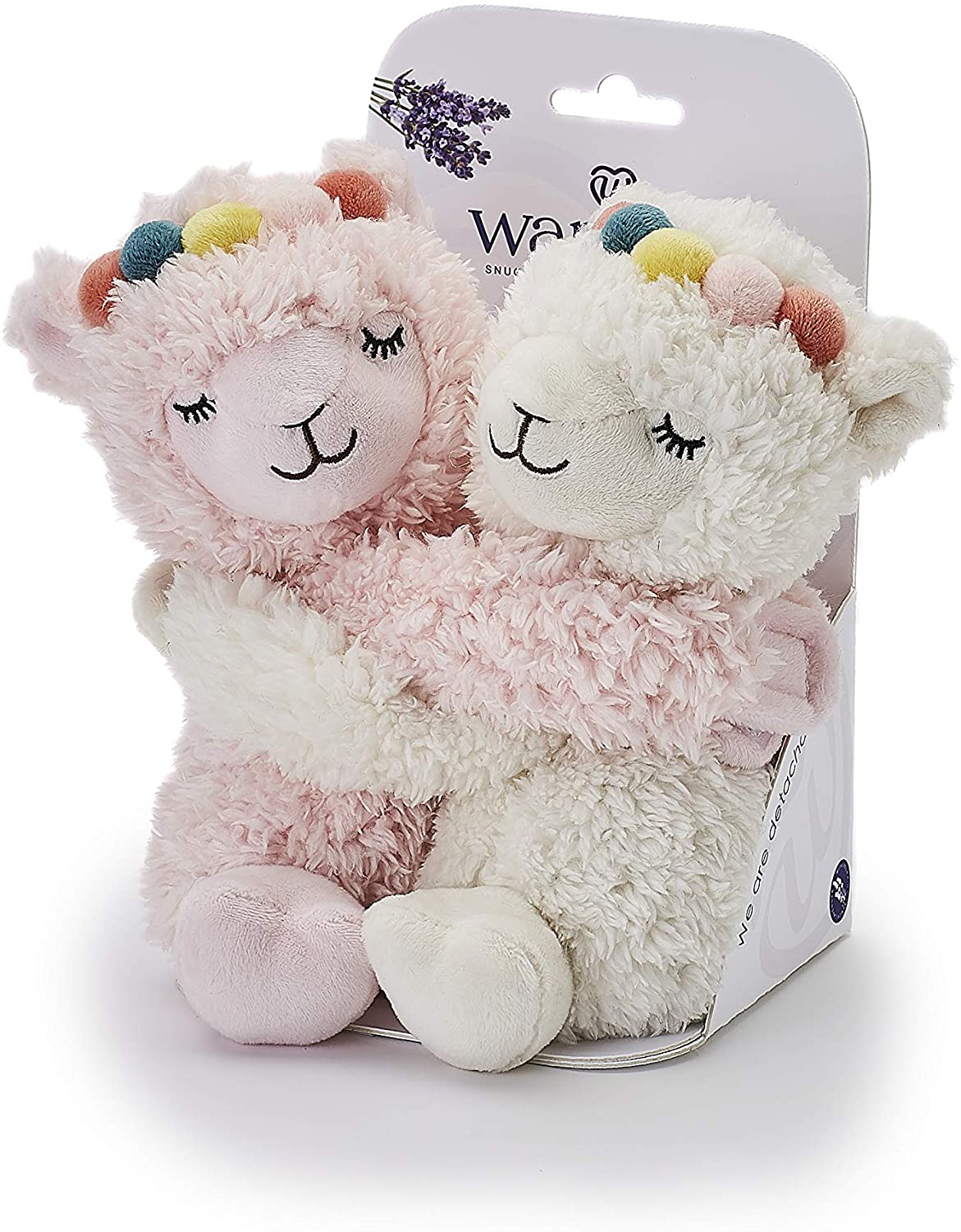 Warmies Warm Hugs Llama Microwavable s with French Dried Lavender Scent, Fully Heatable Cuddly Toy for Anxiety and Pain Relief