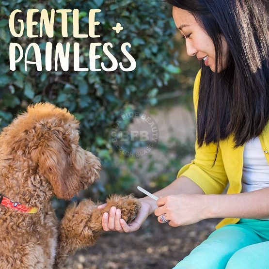 Bona Fide Beauty Dog Nail File Paw Grooming, Trimming & Shaping, Gentle, Painless Pet Nail Filer for Claws & Paws, Ideal for Dogs, Cats, Birds - Premium Czech Glass - Image 2