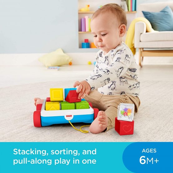 Fisher-Price GJW10 Pull-Along Activity Blocks - Image 2